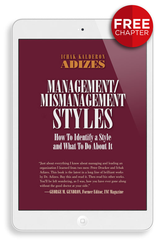 Management/Mismanagement Styles - Free Chapter