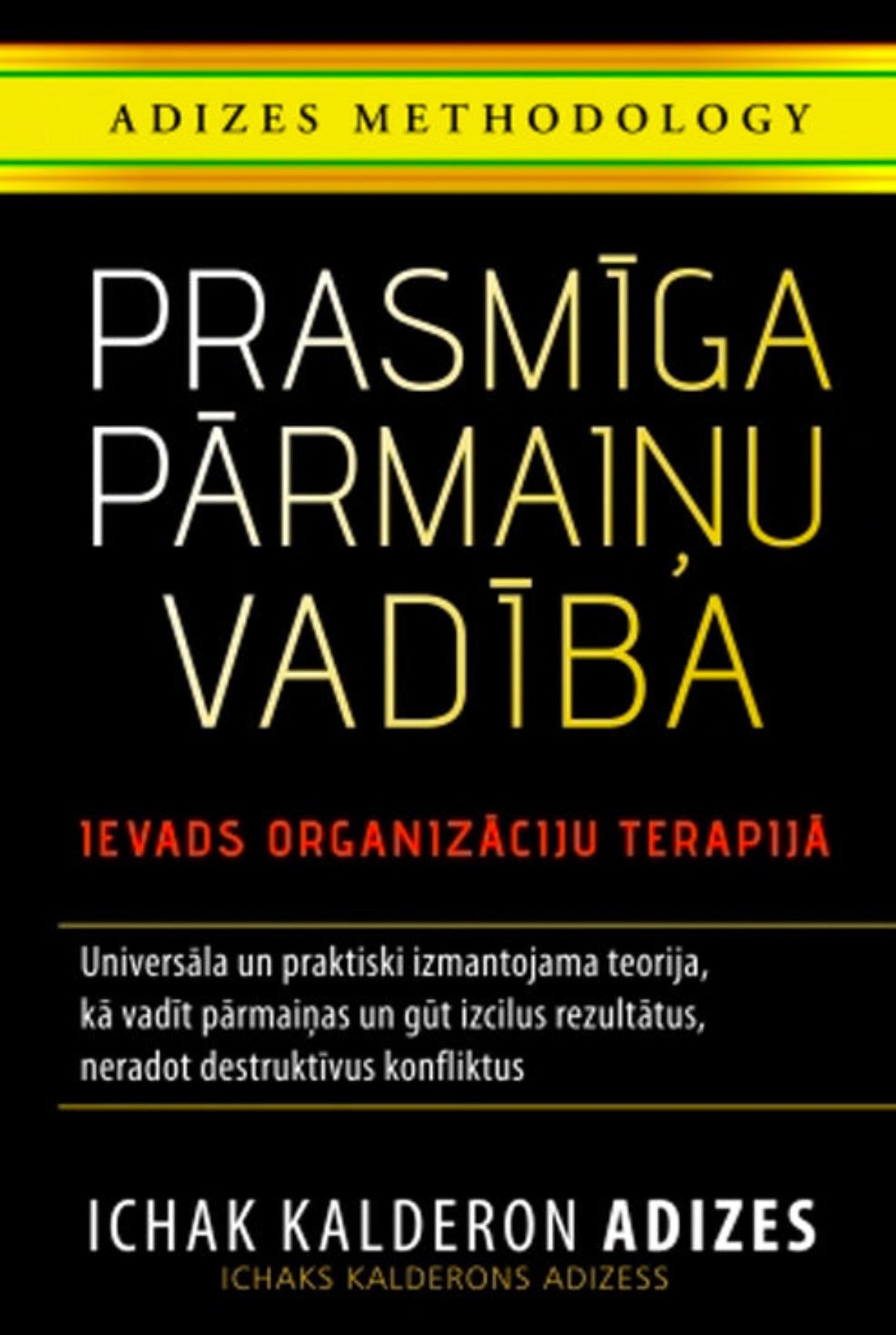 Prasmīga pārmaiņu vadība. Ievads organizāciju terapijā (Latvian)