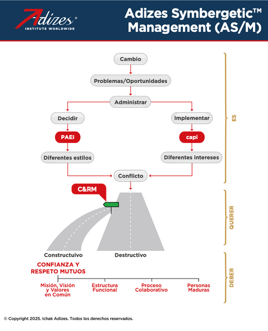 Adizes Symbergetic™  Management (AS/M) (Spanish) (Poster)